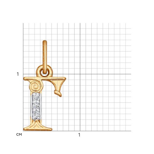 Подвеска Золото 585 Артикул 033815