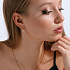 Серьги Золото 585 Артикул 004072-1102